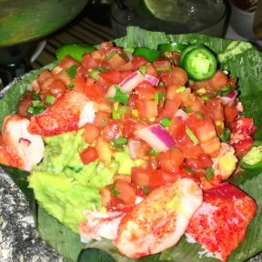 Gluten-free lobster guacamole from Temazcal Tequila Cantina